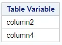 Column Names of Columns to be Removed
