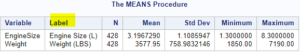 How to Label Variables in SAS - SAS Example Code