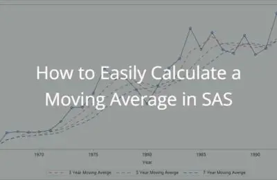 How to Easily Calculate a Moving Average in SAS